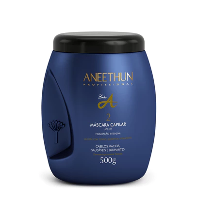 Máscara Linha A Aneethun 500g Hidratação Capilar Profissional