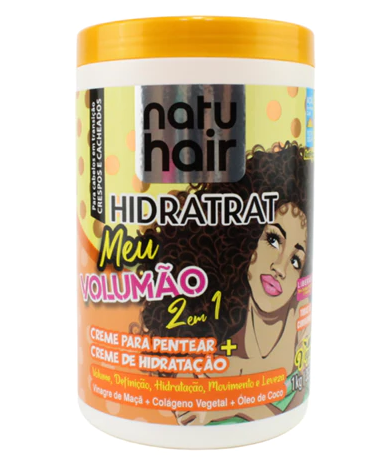 Creme Para Pentear 2 em 1 Meu Volumão Natuhair 1KG