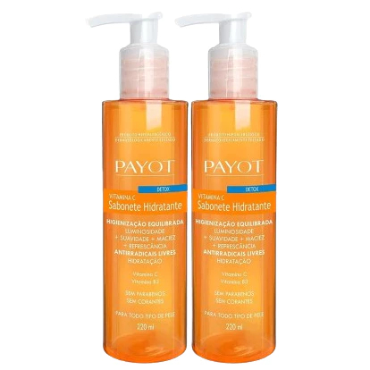 Kit C/ Dois Sabonetes Detox Vitamina C Payot 220Ml
