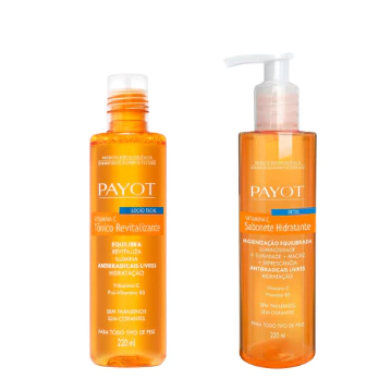 Kit Payot Skincare Vitamina C Sabonete 220ml + Tônico 220ml