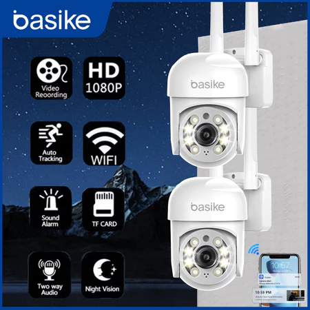 BASIKE Camera Segurança Câmera de Segurança wi fi YOOSEE Família Camera Segurança Externa