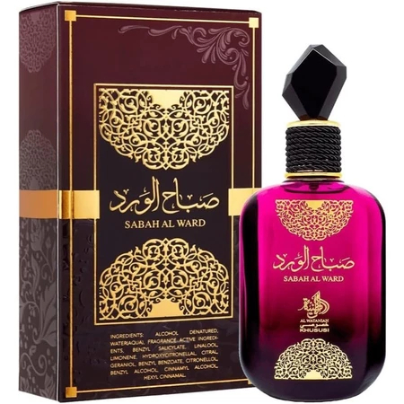 Perfume Árabe Sabah Al Ward Al Wataniah - 100ml Premium