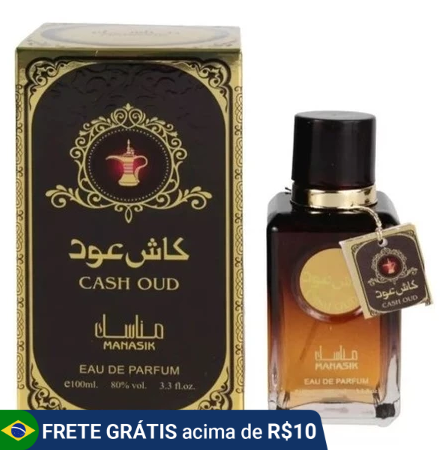 Perfume ARA BE Cash Oud Eau de Parfum Manasik 100ml - Unissex